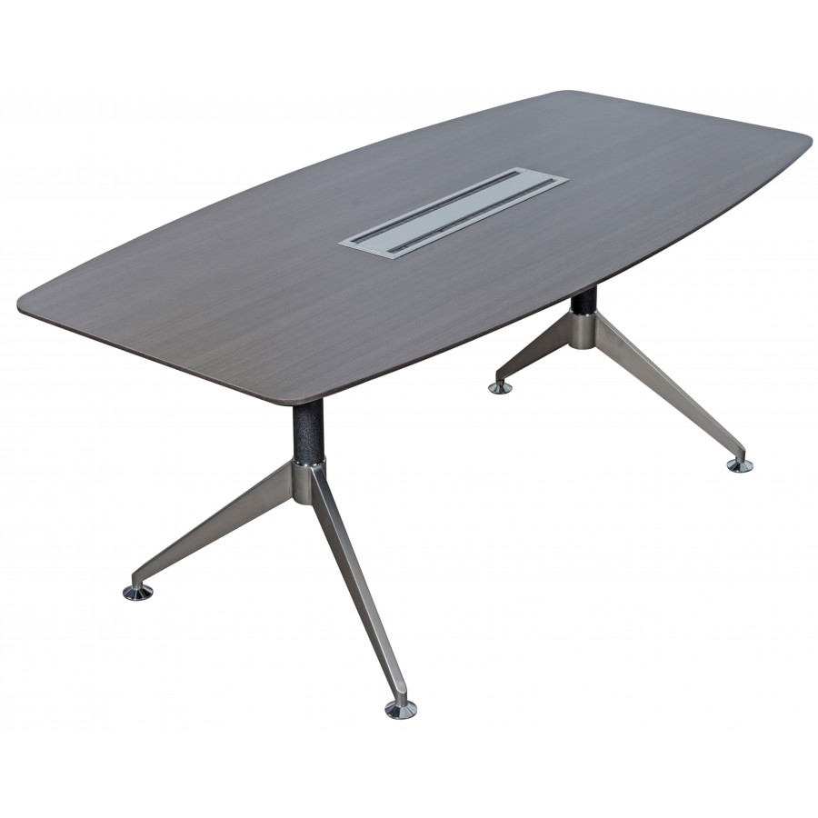 Nero Executive Boardroom Table With One Cable Port